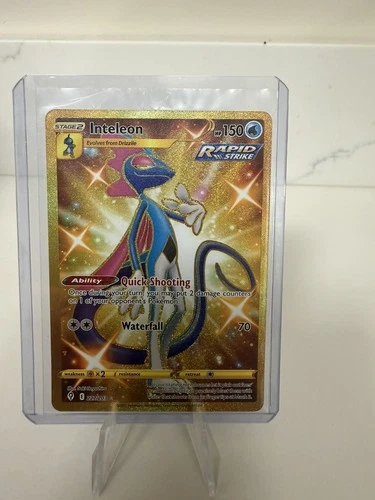 Inteleon SECRET 227/203 SWSH07: Evolving Skies GOLD HOLO