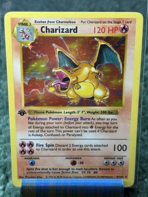 Pokemon 1999 Charizard 4/102 Holo 1st Edition Base Set | eBay