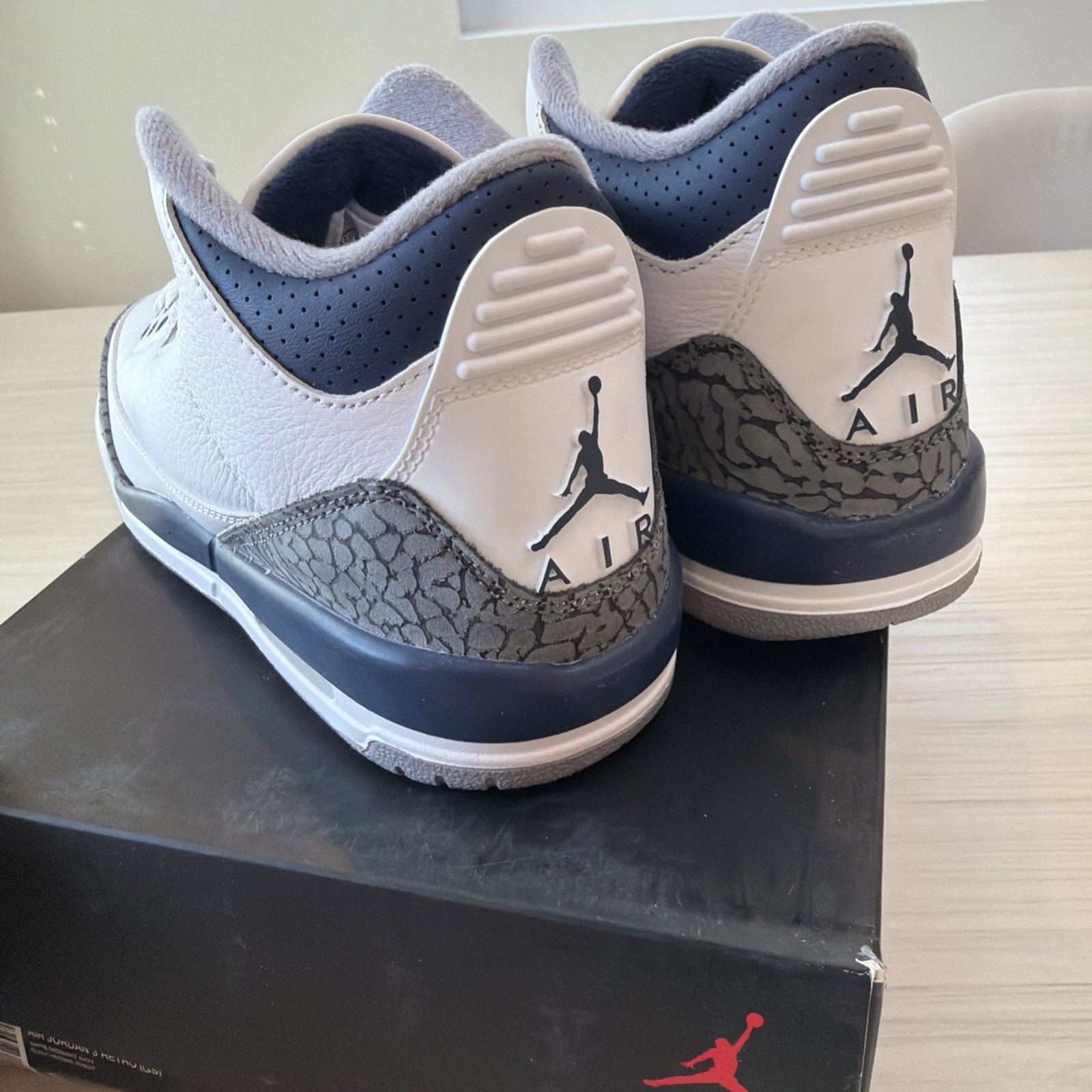 Jordan 3 Retro Midnight Navy GS - Size 5Y DM0967-140 thumbnail 2