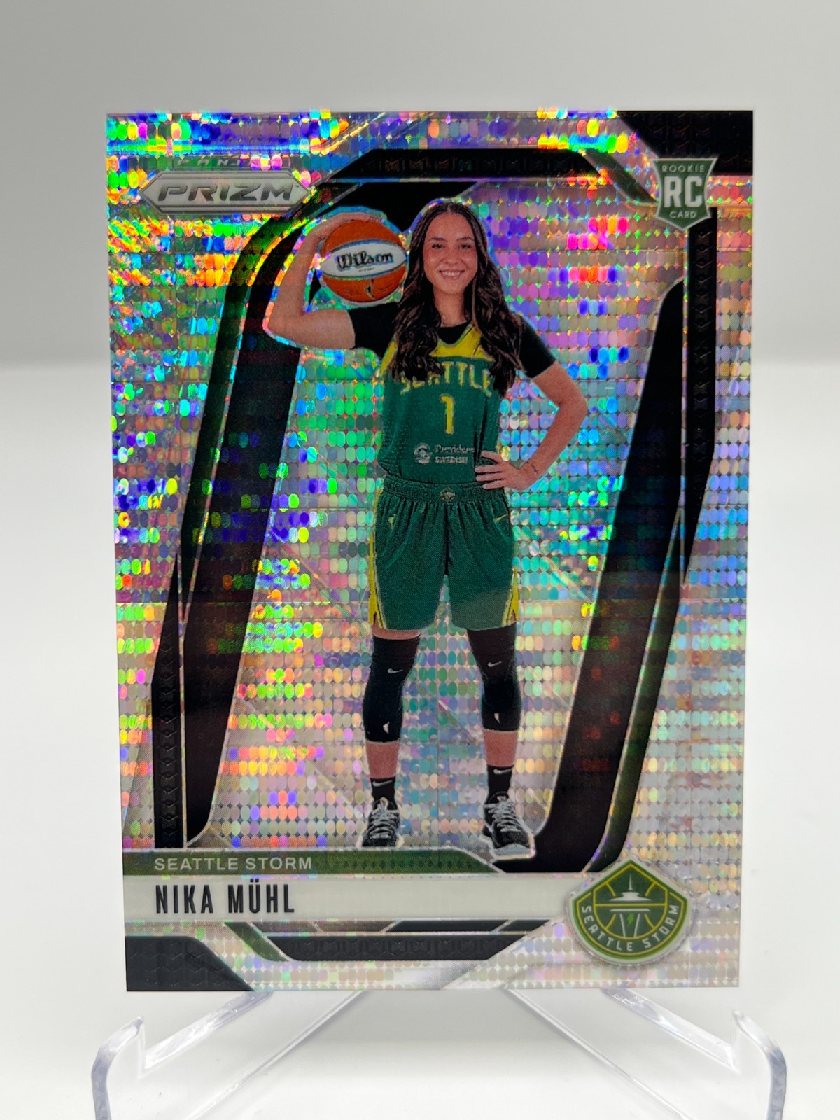 2024 PANINI PRIZM WNBA NIKA MUHL RC 381/499 PULSAR PRIZM NO. 146 SEATTLE STORM