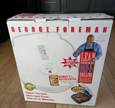 George Foreman Lean Machine Grill -New In Box GR10AWHT 2004