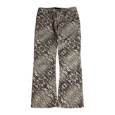 Vintage Roberto Just Cavalli Avant Garde Snake Skin Animal Full Print Jeans