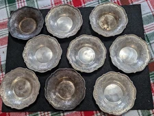 10 Gorham 76A Sterling Silver Nut Dishes, 238.2 grams