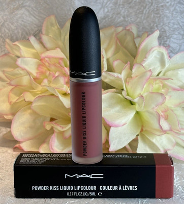 MAC Powder Kiss Liquid Lipcolour Lipstick ~ 989 Mull It Over ~ Full Size NIB NEW