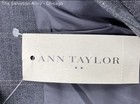 Ann Taylor Womens Gray Plaid Flat Front Back Zip Straight & Pencil Skirt Size 10 — photo 5