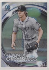 2020 Bowman Draft Glimpses of Greatness Refractor 136/250 Zac Veen #GOG-ZV 0ij9