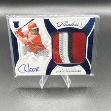 Panini Flawless Prospect Patch Autographs Christian Moore PPA-CTM 2025 Angels