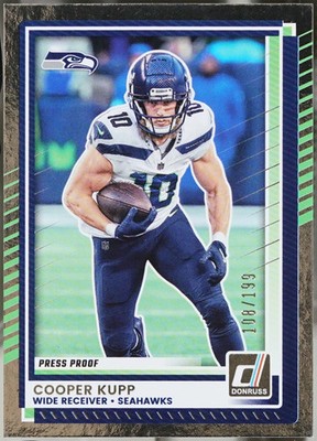 2025 Donruss #250 Cooper Kupp Press Proofs Silver /199 Football NM