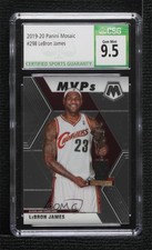 2019-20 Panini Mosaic MVPs LeBron James #298 CSG 9.5 Gem Mint 0ao8