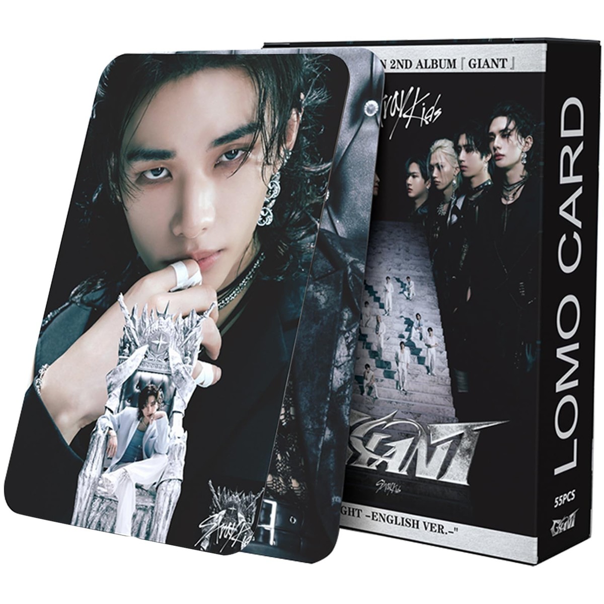 Giant Album Photocards 55 PCS KPOP Photo Cards SKZ Merch LOMO Card