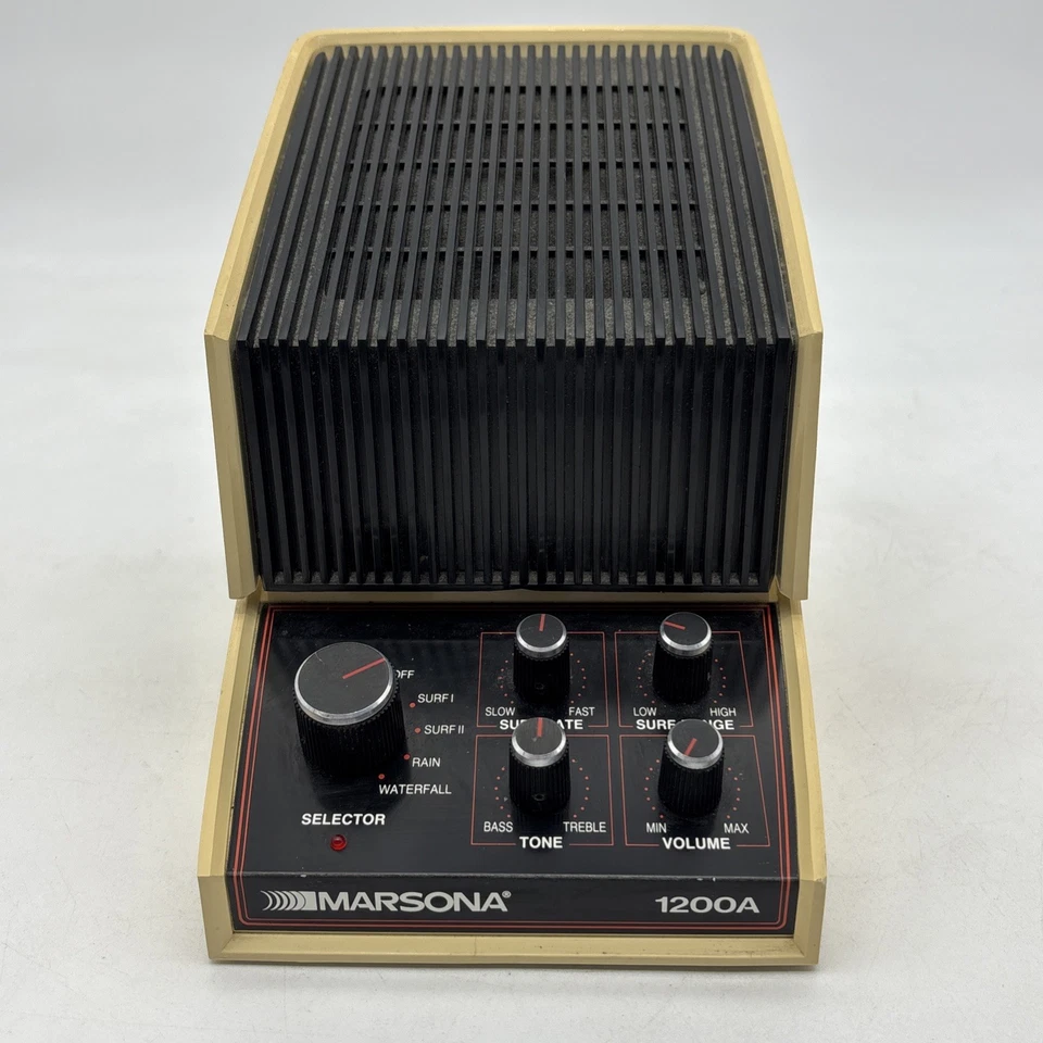 Máquina Acondicionadora de Sonido Marsona 1200A Analógica Sueño Surf Lluvia Sin Adaptador de CA Foto 4 de 4