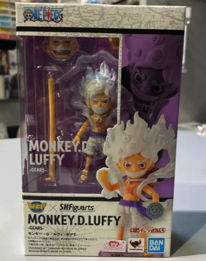 Bandai S.H.Figuarts X WCF Action Figure Luffy -GEAR 5- (One Piece