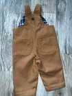 Carhartt Bib Overalls Toddler Boys 18 Months Brown Duck Canvas Workwear — photo 5