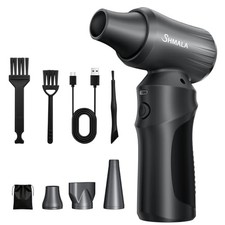Compressed Air Duster Super Powerful 300,000 RPM Cordless Air Duster, Recha...