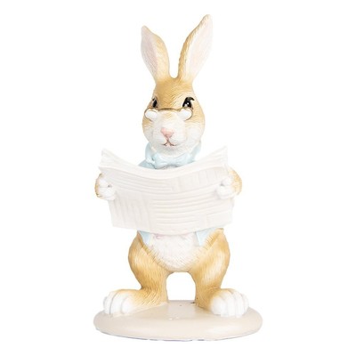 Hase mit Polyresinbrille der Marke Clayre & Eef - Dekofigur