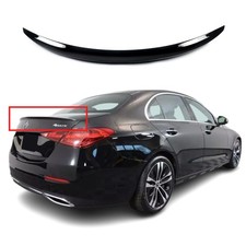 Neu Heckspoiler Passend für MERCEDES C-Klasse W206 Limo, Spoilerlippe Uni-Schwar