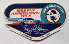 NASCAR REPRODUCTION 1992 Richard Petty Appreciation Logo *PAPER* 2006 Facsimile