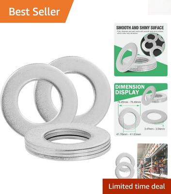 #ad Versatile Pack of 5 1 1 2quot; Stainless Steel Flat Washers for DIY amp; Industrial Use $27.54