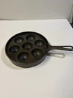 Griswold #962 Cast Iron Aebleskiver Egg Poaching Pan Skillet