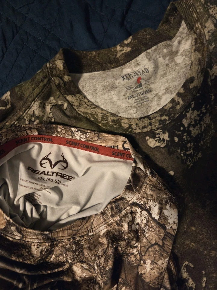 Redhead Cabelas Strata Button Down And Undershirts Hunting Bundle - Image 3 of 4