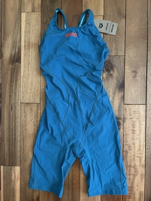 Arena Powerskin Impulso Jade Aura Limited Edition Open Back NWT size 34
