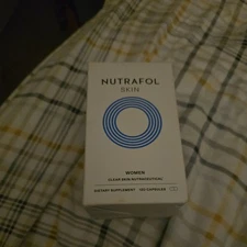 NUTRAFOL Skin Women Clear Skin Nutraceutical Supplement 120 Capsules NEW IN BOX