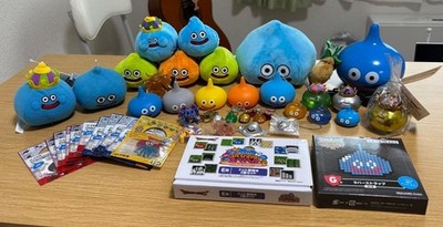 Dragon Quest Slime Goods Lot Official Collectibles Plush Keychains Lot