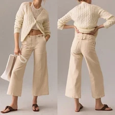 Anthropologie Pilcro Kit High Rise Wide Leg Jeans