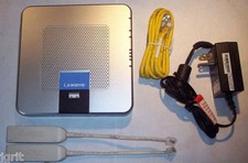 RTP 300 Linksys broadband Ethernet VOIP router wired 2 phone ports internet box