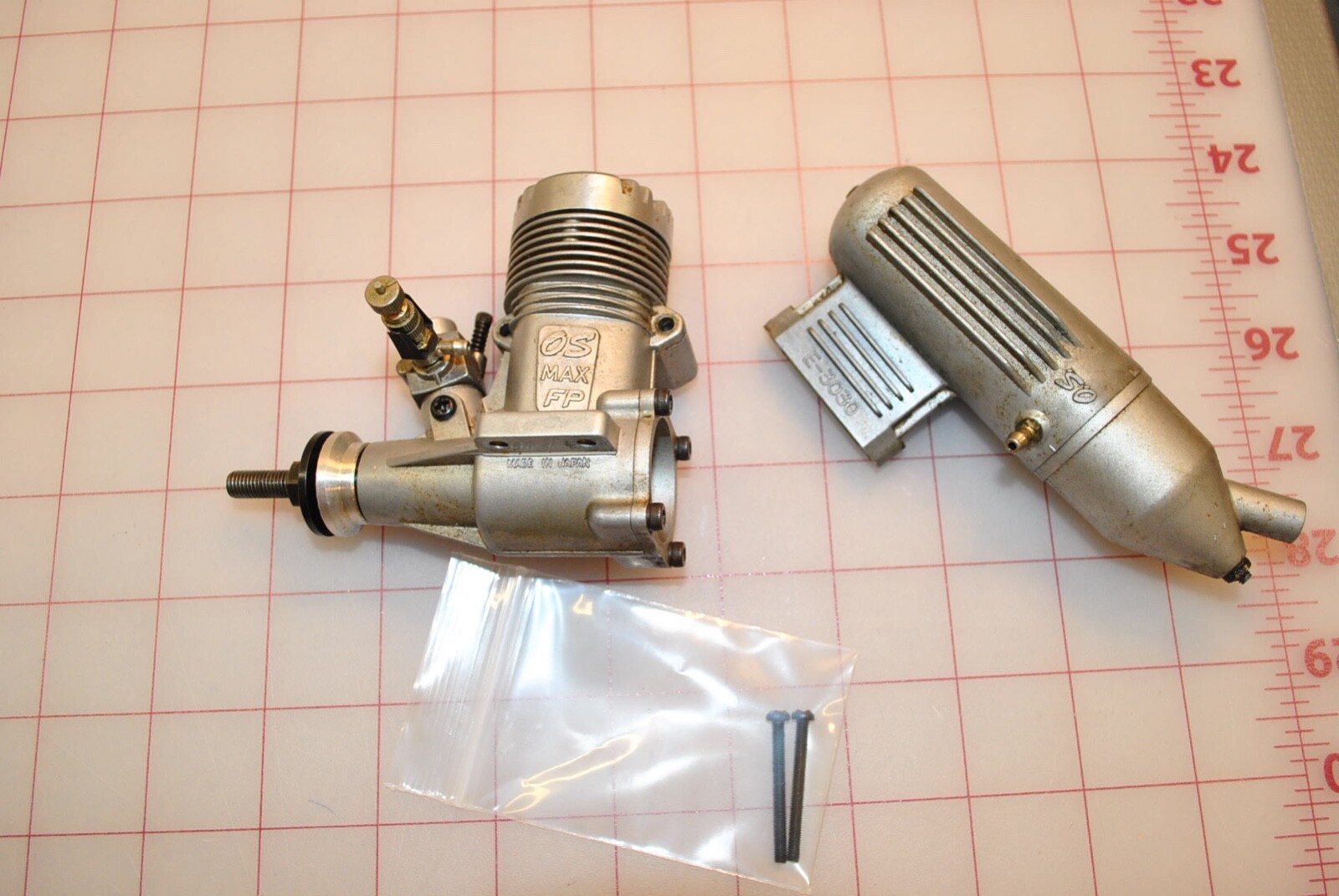 OS MAX 40 FP RC Nitro Model Airplane Engine with Muffler, good ...