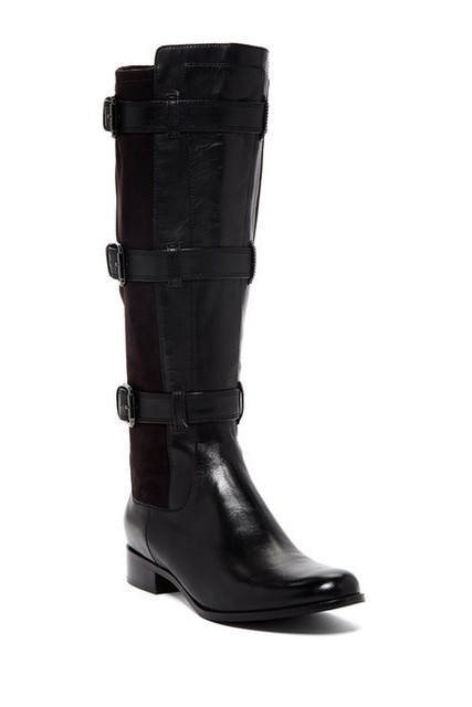 cole haan black tall boots