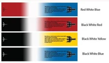 White Water Archery Isaiah 40:31 Fade Arrow Wraps 15 Pc Choose Length Width