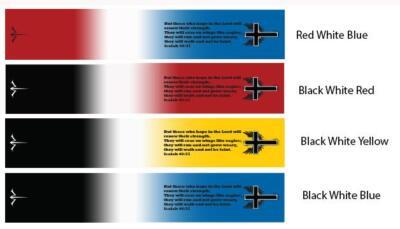 White Water Archery Isaiah 40:31 Fade Arrow Wraps 15 Pc Choose Length Width