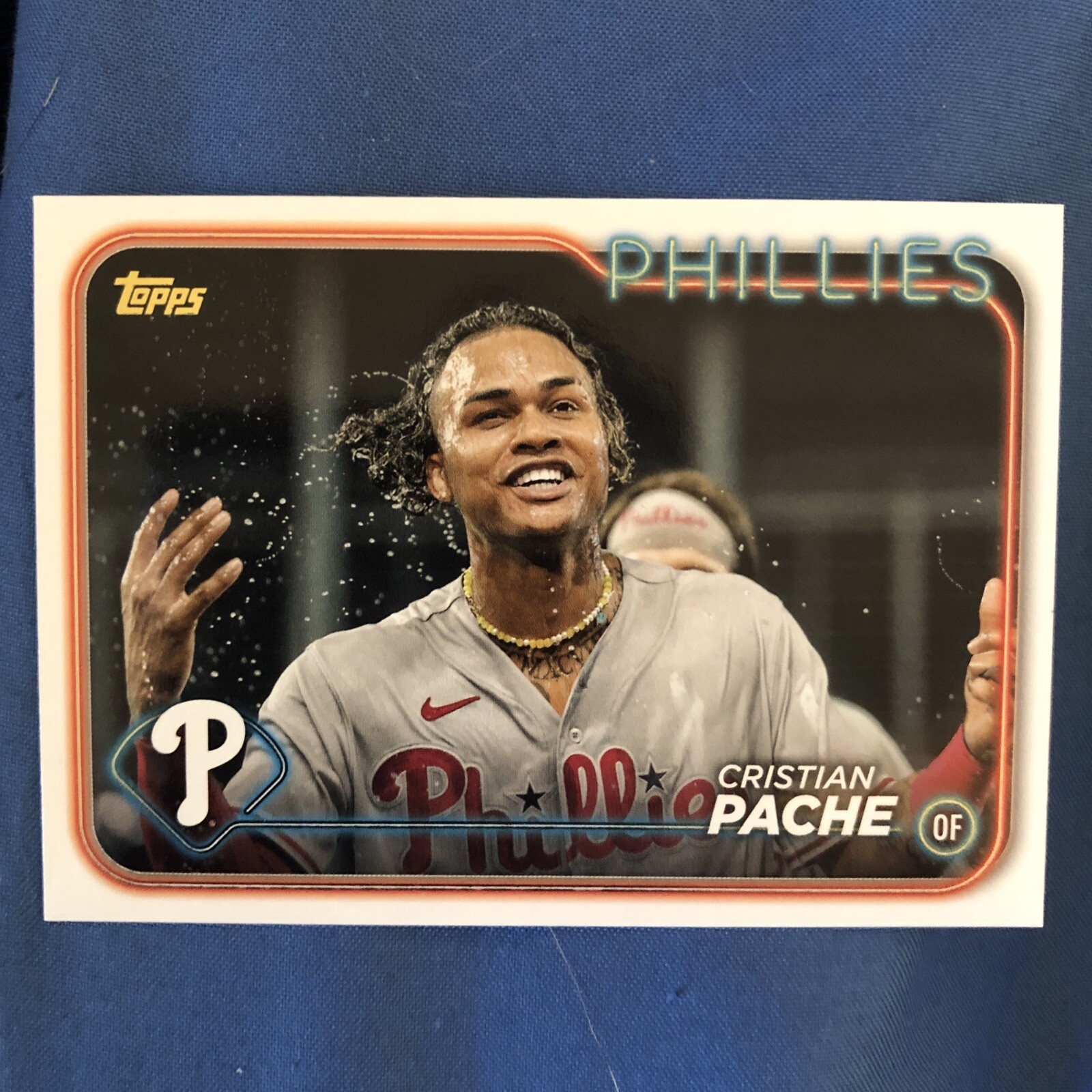 2024 Topps Series 2 - Golden Mirror Image Variation #456 Cristian Pache