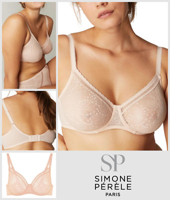 Simone Perele BH Vollschale Gr. UK 34F Comete Seamless Bügel Support - Sand