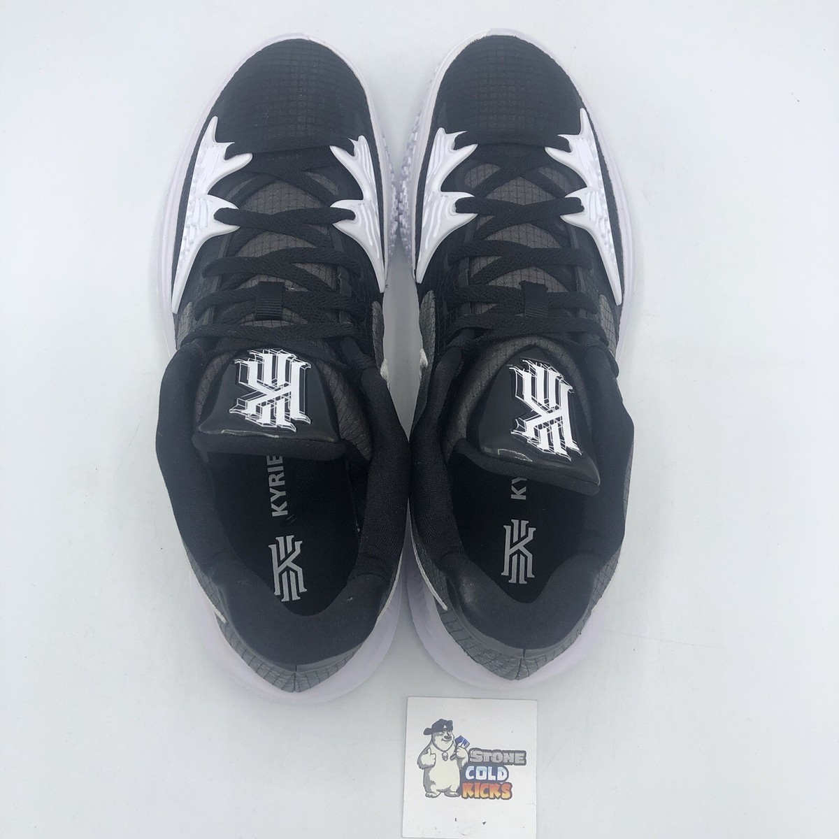 Size 13 - Nike Kyrie 4 TB Low Black White for sale online | eBay
