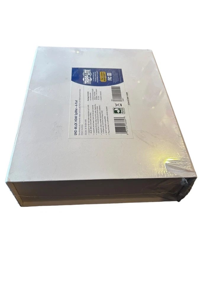 Tripp-Lite UHD 4Kx2K HDMI Splitter - 4-Port Model B118-004-UHD NEW NIB - Image 3 of 3