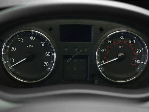 Per Renault Trafic II 01-14 Anelli in alluminio lucidato per set di indicatori - Imagen 5 de 11
