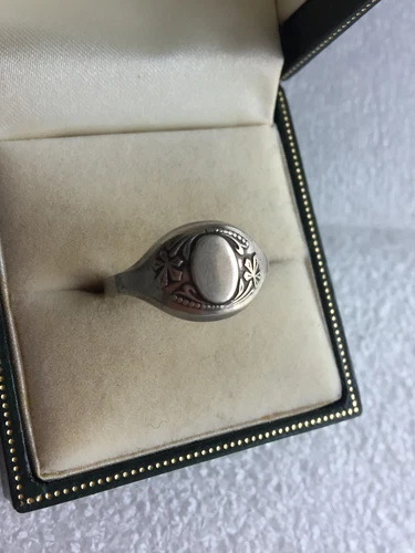 Rare Old vintage  accessories jewelry Ring Russia USSR soviet silver