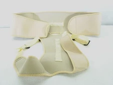 Magnetic Posture Corrector Adjustable Strap Back Support Wrap Large  / TF