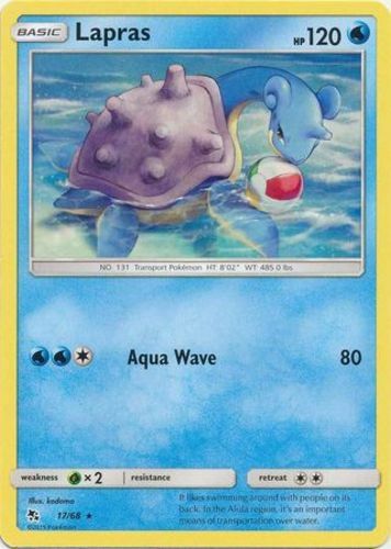 Lapras - 17/68 - Rare x1 - NM-Mint - Hidden Fates - Picture 1 of 1