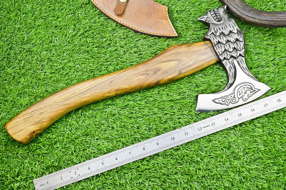 Fenir Wolf Hammer Axe Carbon Steel TOMAHAWK, HATCHET, AXE, INTEGRAL