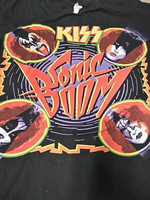 KISS - SONIC BOOM Mens T SHIRT ADULT X-LARGE 00's!! NICE!! | eBay