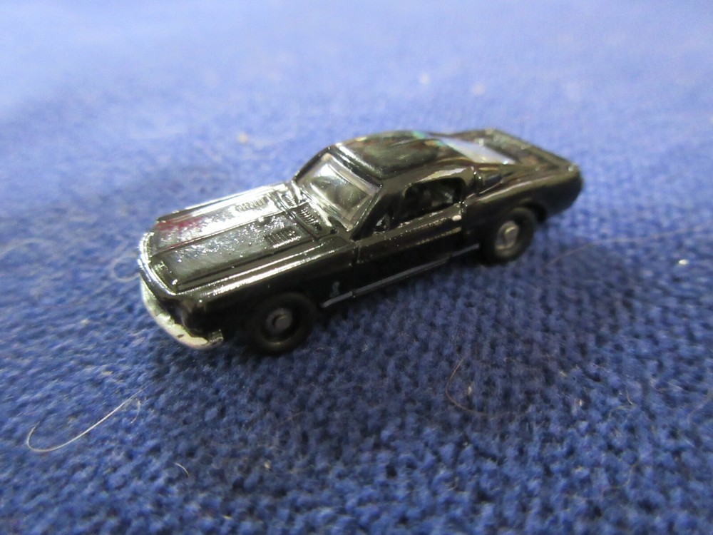 Racing Champions 1:144 1968 Ford Mustang BLACK Diecast Metal 1.5 inch