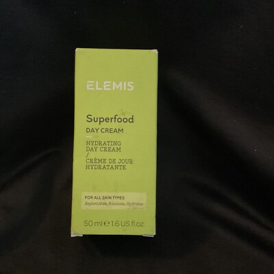 Elemis Superfood Day Cream 1.6oz / 50 ml. Facial Moisturizer Free Shipping