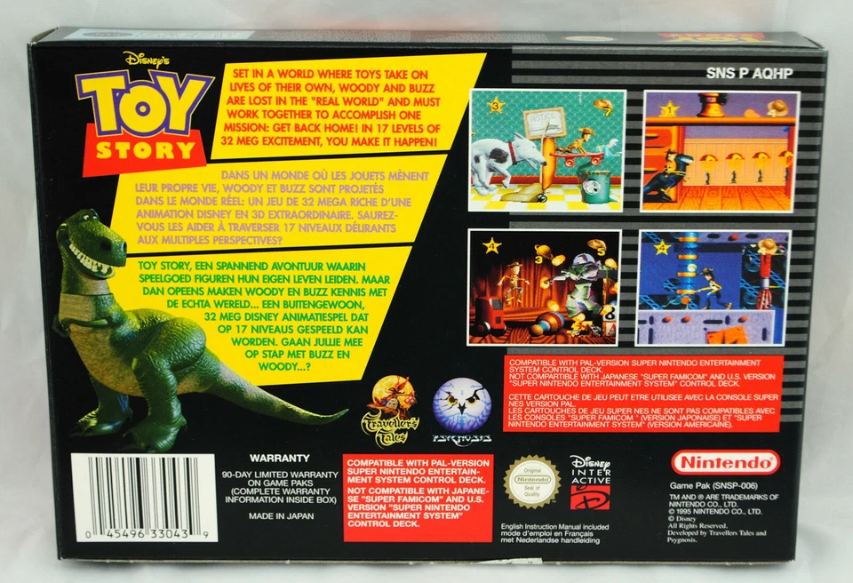 Jeu TOY STORY sur Super Nintendo SNES Neuf carton d'usine version PAL - Photo 4/4