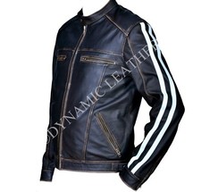 Leon Kennedy Resident Evil Vendetta Black Leather Jacket-BNWT