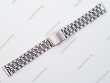 NEW 18MM STAINLESS STEEL STRAIGHT ENDS GENTS WATCH STRAP/ BAND FOR SEIKO (SE-15)