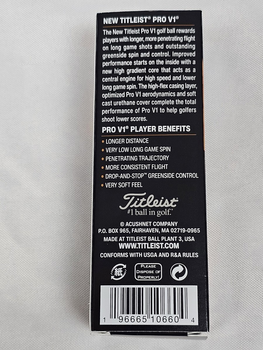 RARE Titleist Pro V1 July 4th 1776 Small American Flag Logo