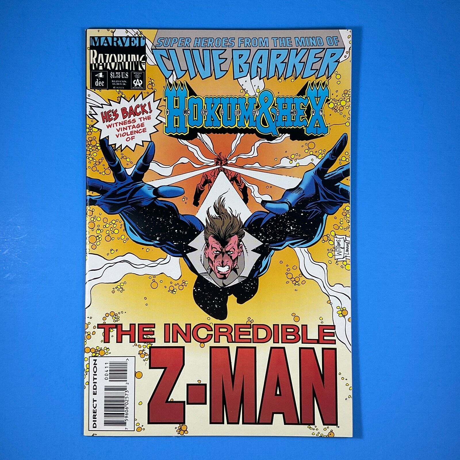 Clive Barker's Hokum & Hex #4 Marvel Razorline Comics 1993 Incredible Z-Man